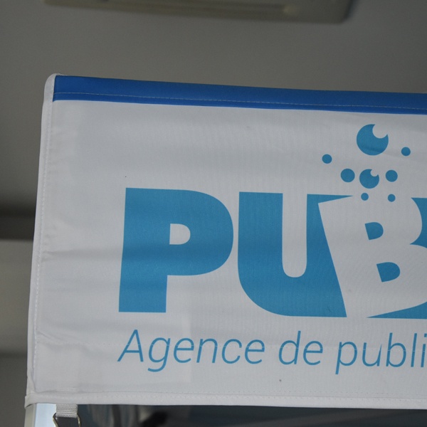 Double couture de la bache de toit
