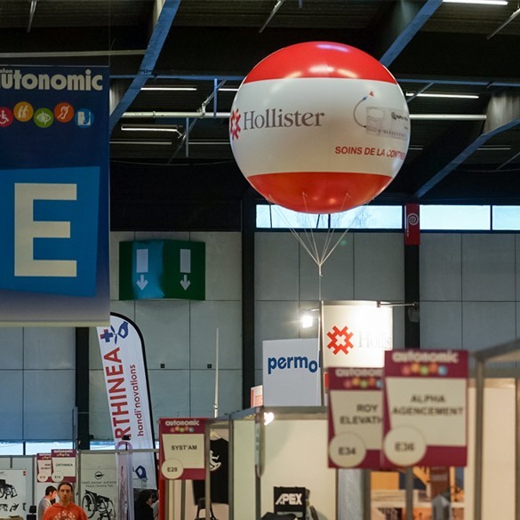 Ballon publicitaire à l'hélium